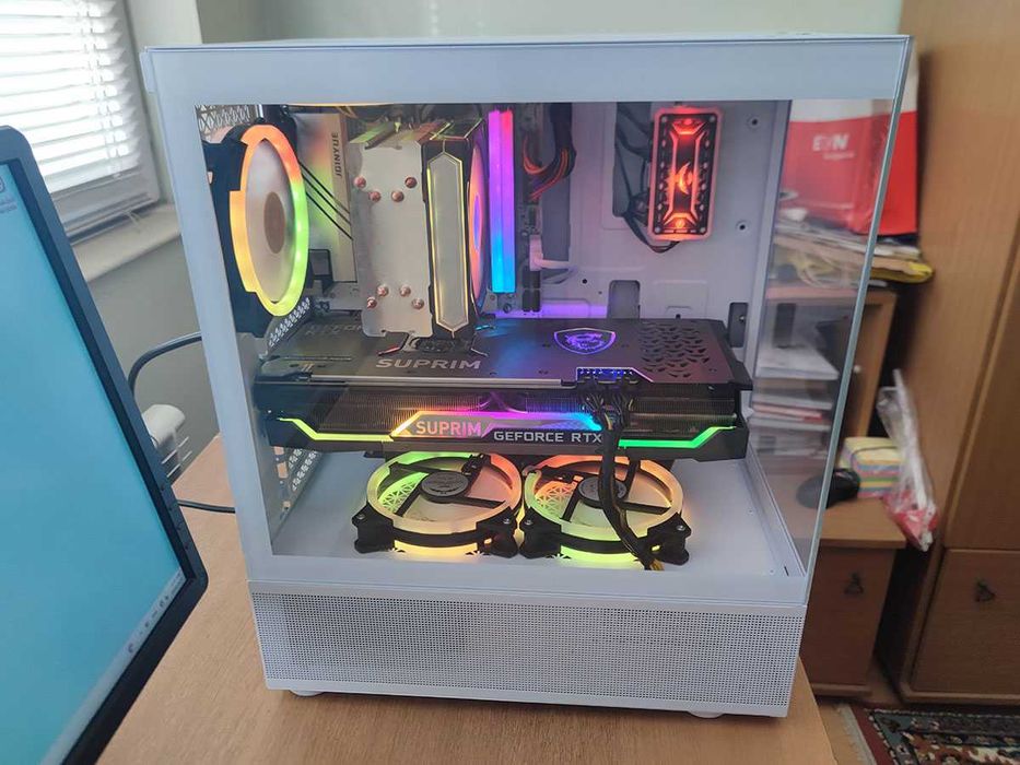 Геймърски компютър, Ryzen 8400f, Rtx 3070, 32gb DDR5, 1tb Nvme, 750W
