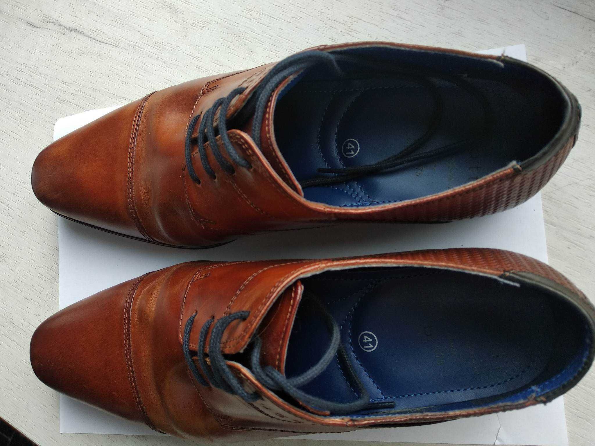 Мъжки официални обувки (кафяви) 41 номер
