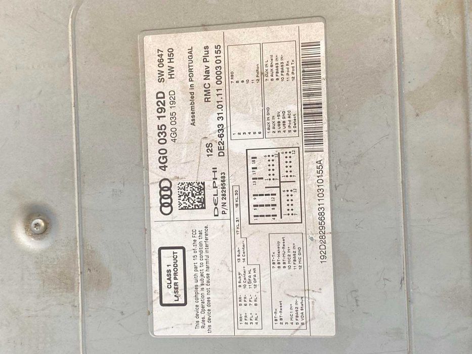 Мултимедия Mmi навигация Dvd за Ауди А6 Audi A6 4g 4g0035192D c 7