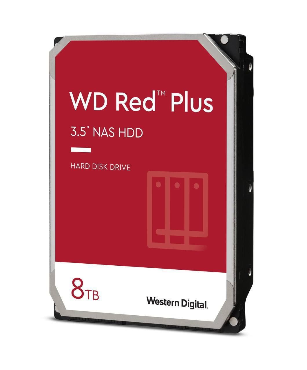 WD Red Plus 8Tb NAS CMR 5640 RPM CMR Количество! Новые! Из США!