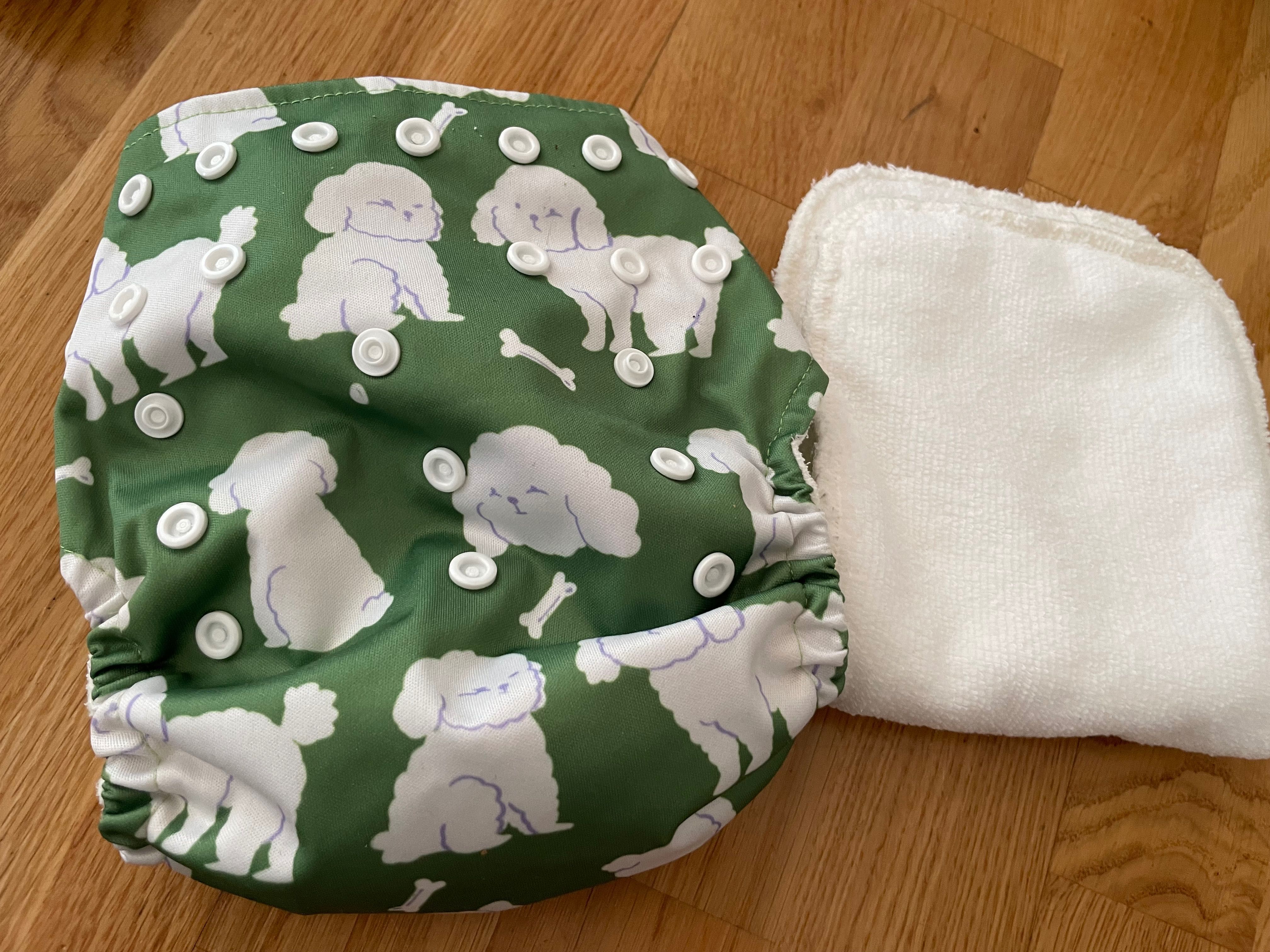 Inseruri de bambus si canepa pentru scutece textile plus 3 scutece