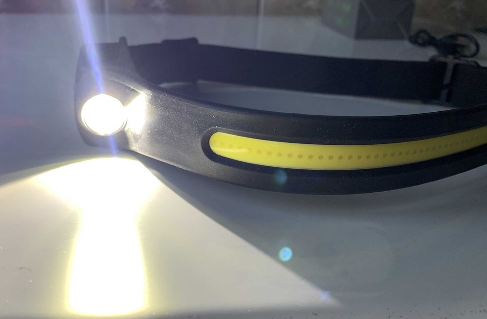 Lanterna de cap noua cu banda de LED-uri