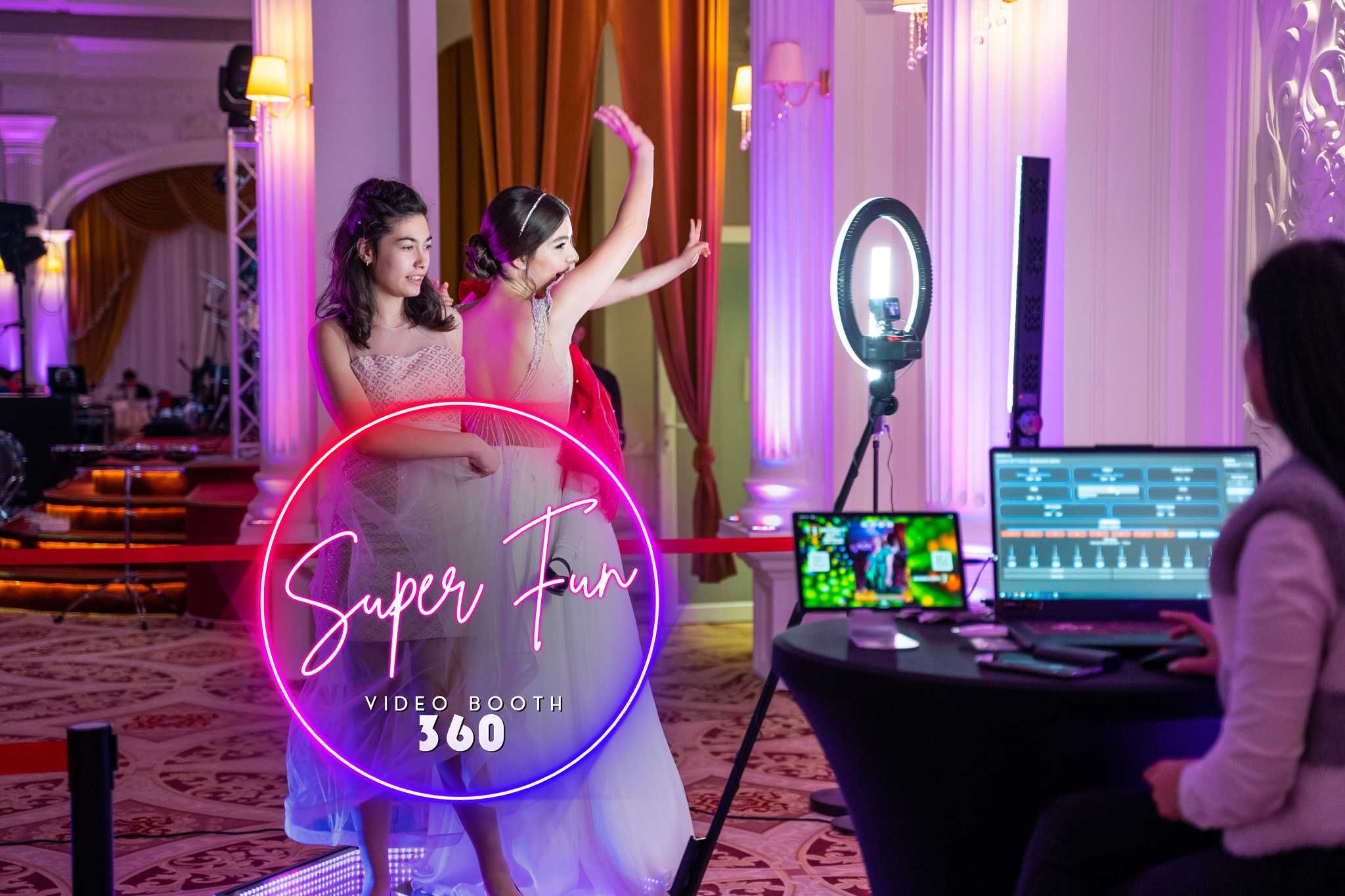 SuperFUN Video Booth 360 - Platforma Video 360 Infinity Mirror NEW*