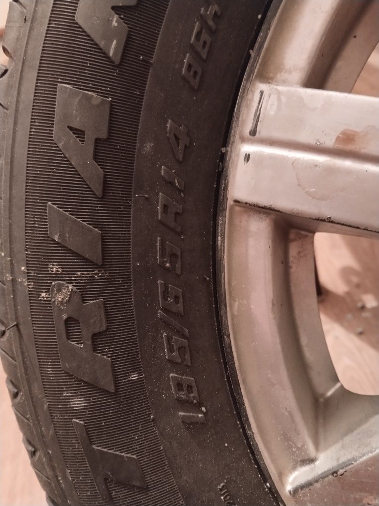 Летние шины размер 185/65 r14 с дисками