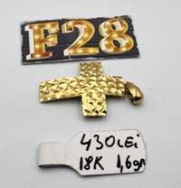 Amanet F28: Pandantive,Cruce, banut  din Aur 18k si 14k