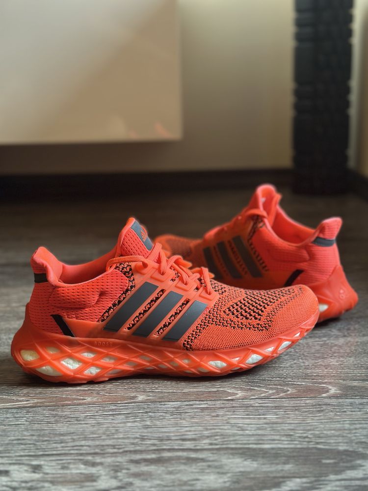 adidas Ultra Boost Web DNA Solar Red