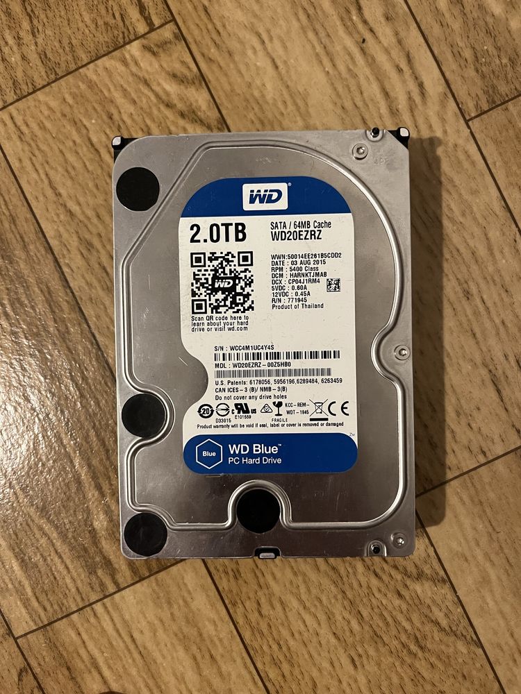 Продам жесткий диск 2tb