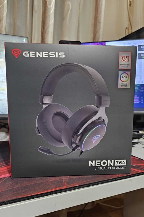 Casti Gaming Genesis NEON 764 Black