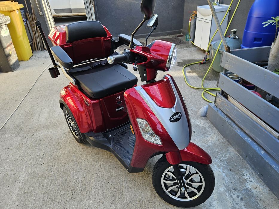 Trotineta dizabiltati scuter dizabilitati Rolektro E Trike- 25 V3 red