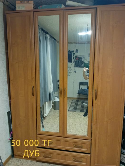 СРОЧНО!!! 20000 тыс кровать, шкаф 50000т