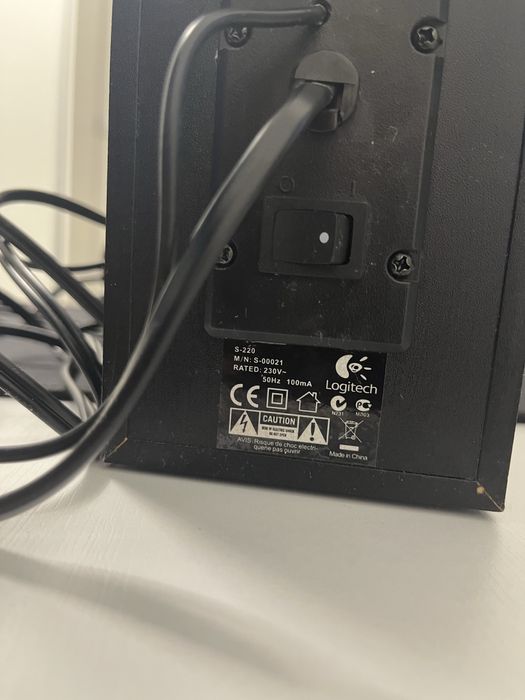 Boxe Logitech 2.1 S220 Negru Noi Nefolosite