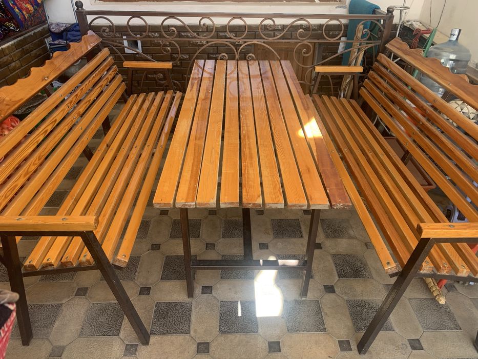 Продается дачный скамейка бу