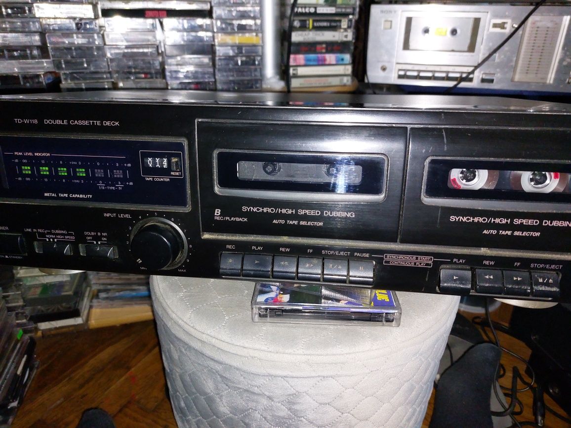 Deck Jvc Td-w118 , dublu cassette, primul proprietar