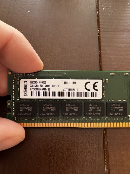Ram памет 16,32,64 GB ECC
