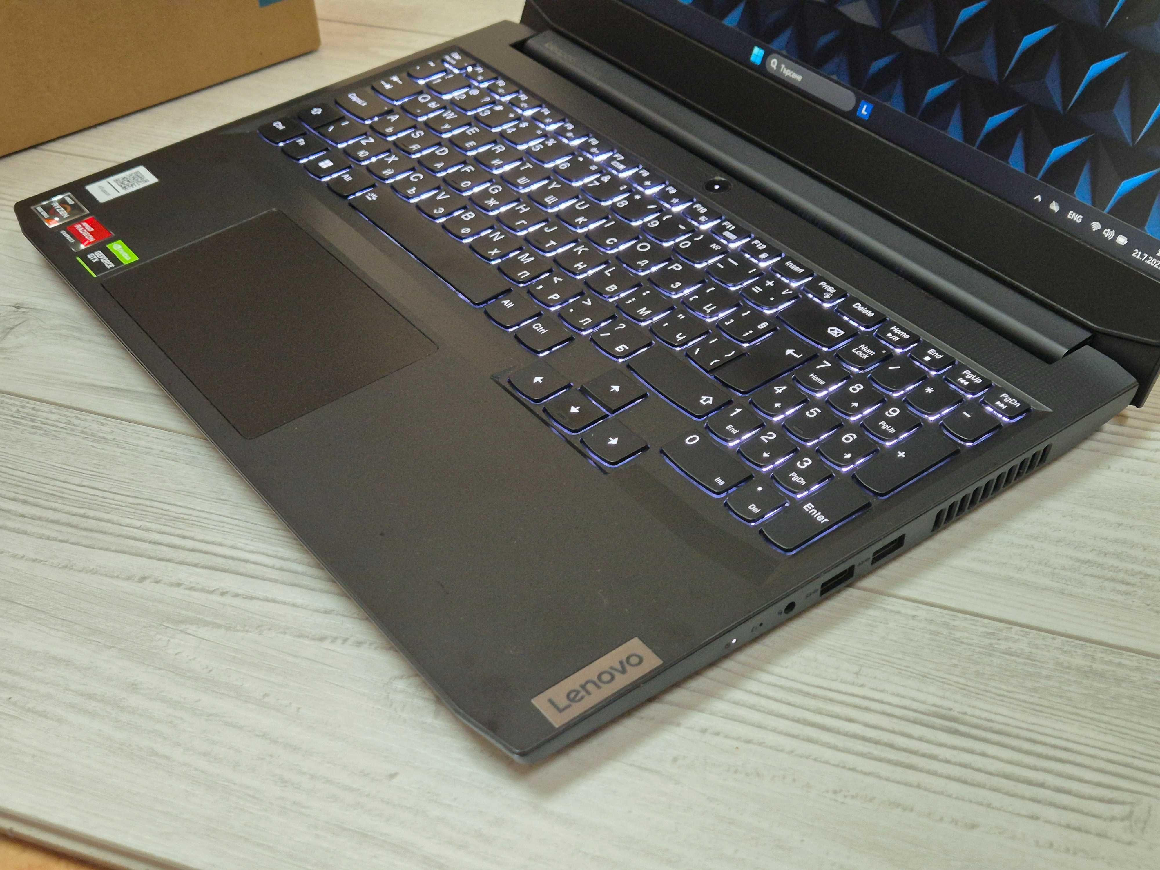 Ryzen 5|GTX1650|512GB SSD|IPS FHD|16RAM лаптоп леново lenovo laptop
