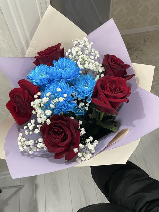 цветы букет получила сегодня вечером