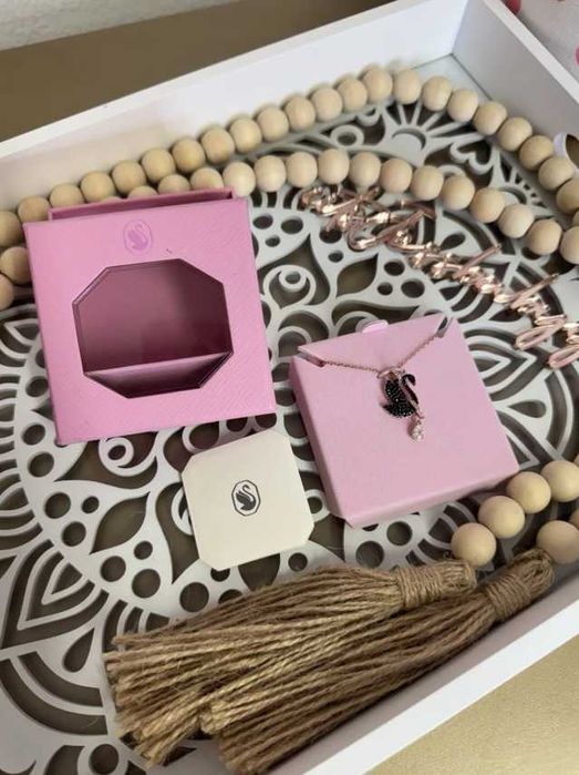 Lănțișor Swarovski Swan / Lebădă - nou, în cutie