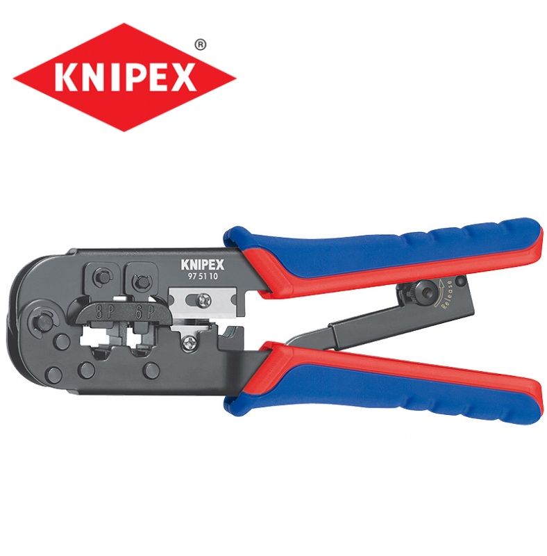 Клещи За Кримпване RJ45 / RJ11 Накрайници Knipex