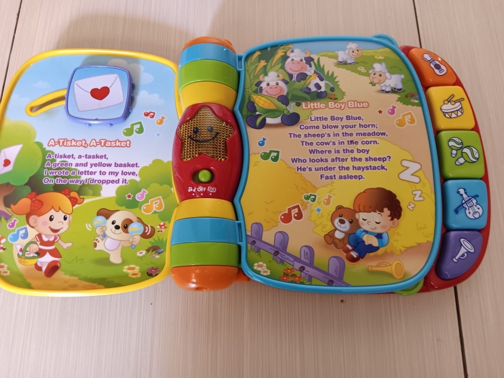 Бебешка интерактивна музикална книжка, Vtech, английски език