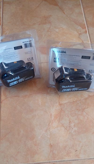 2 Acumulatori  AFTERMARKET  Makita  de 6Ah NOI