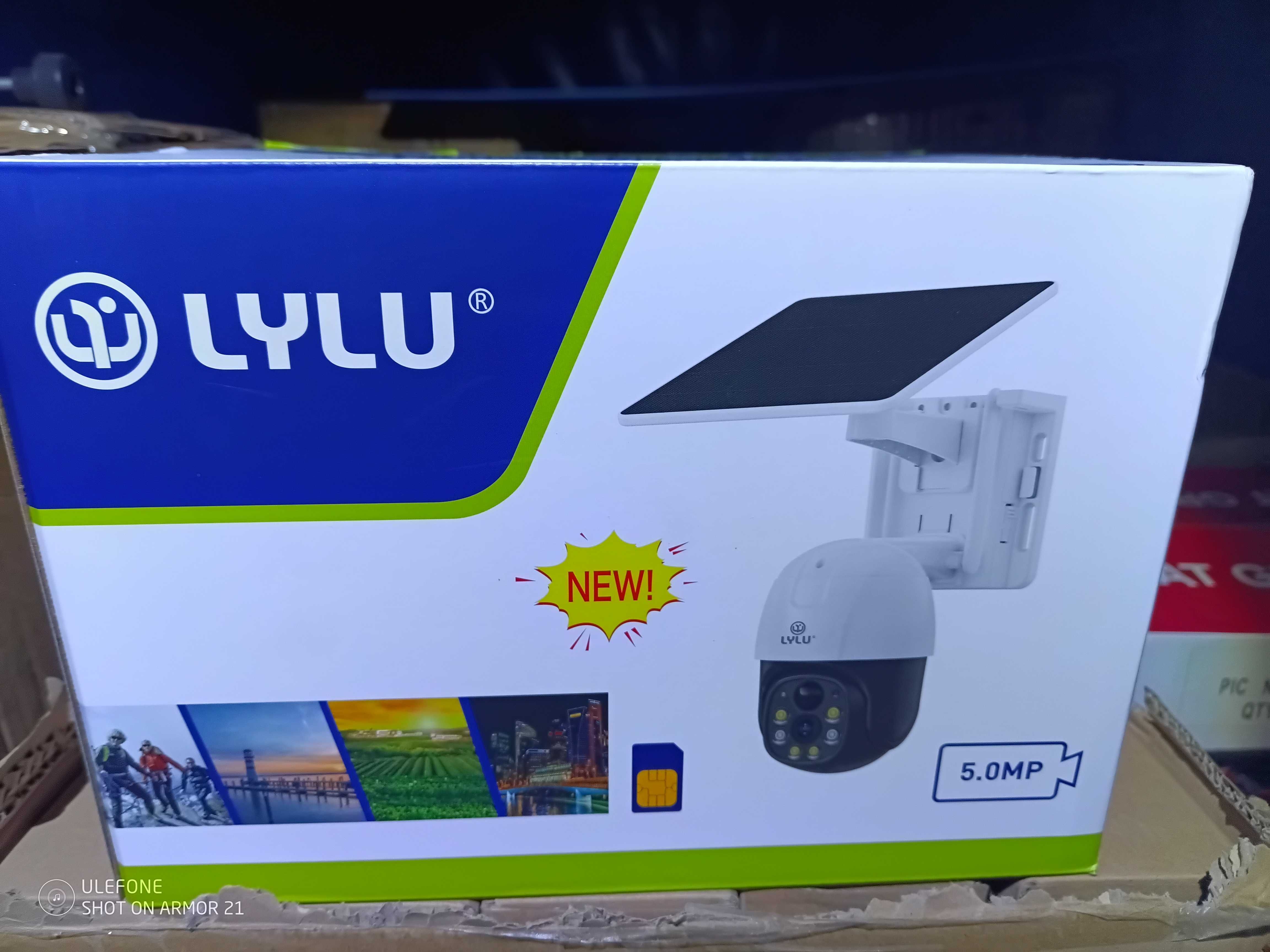 Двойна Видеокамера , соларна, въртяща, със сим и wi fi 4G