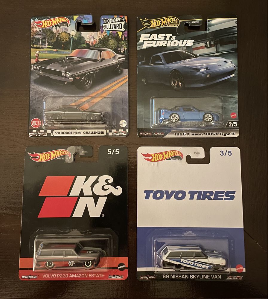 Hot Wheels Модели - Premium & Mainline 1:64