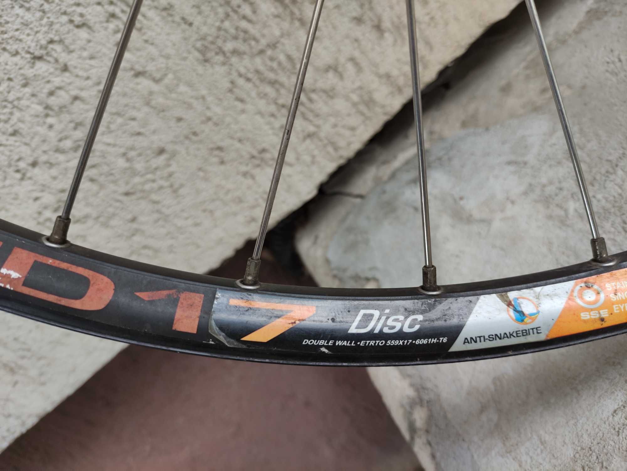 vand jenti duble Alexrims td17 cu butuc si caseta 9vit shimano