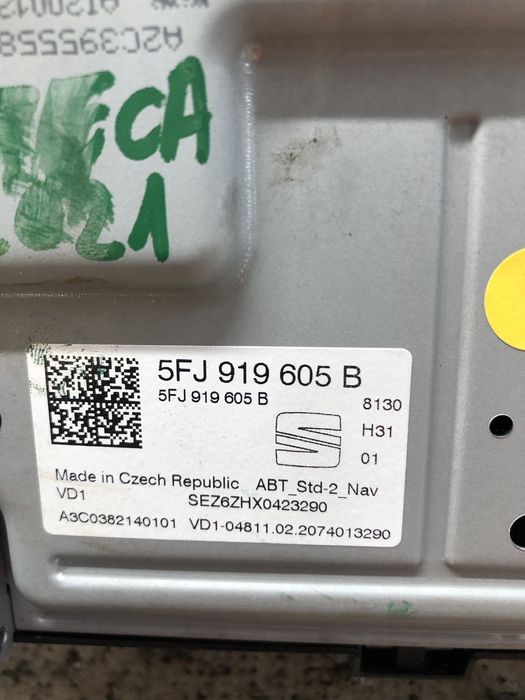 navigatie seat ateca  2021