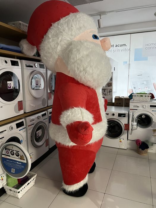 Mascota Mos Craciun Gonflabil ,2.6, cu baterie si incarcator