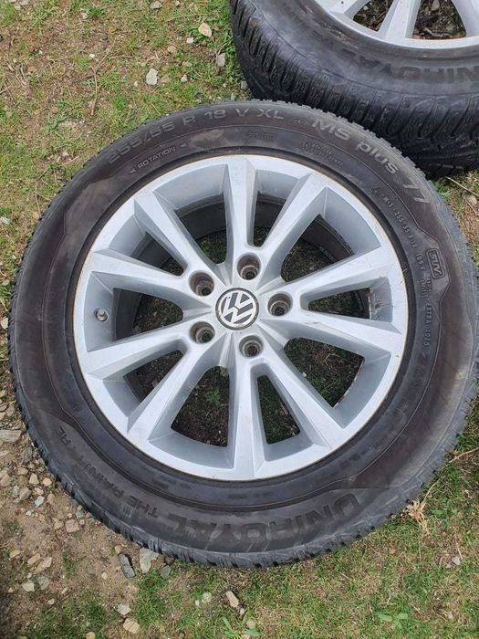 лети джанти с зимни гуми 255 55 18 Фолксваген Туарег