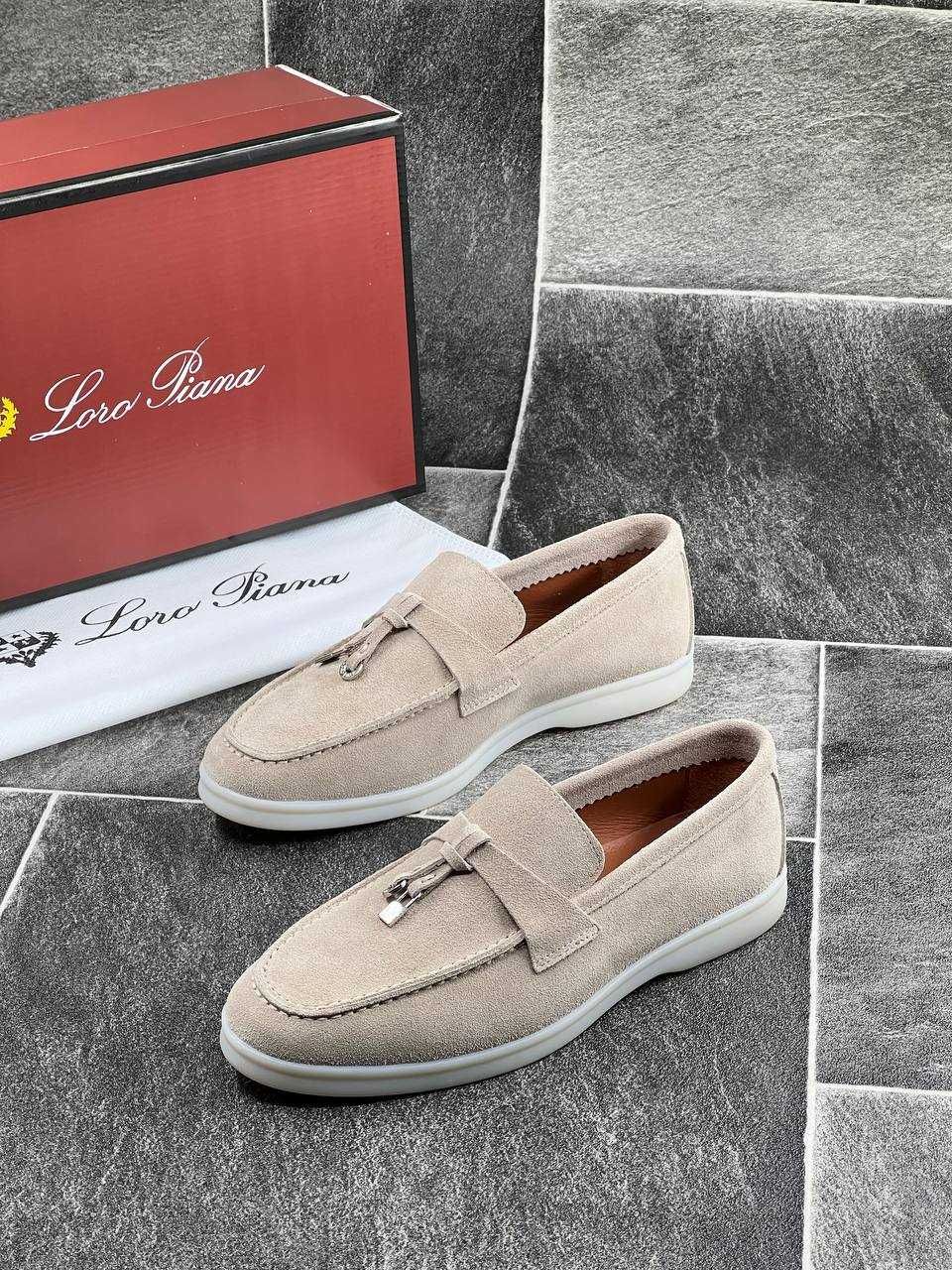 Mocasini dama bej piele