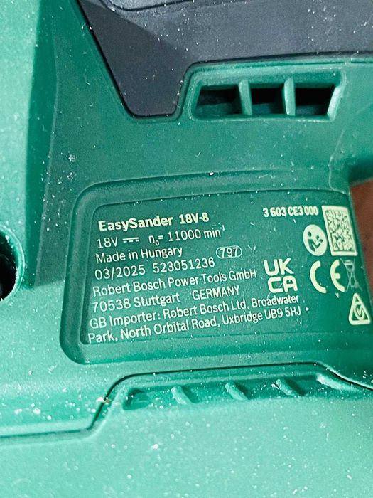 Slefuitor Bosch EasySander 18V-8 fara acumulatori si incarcator