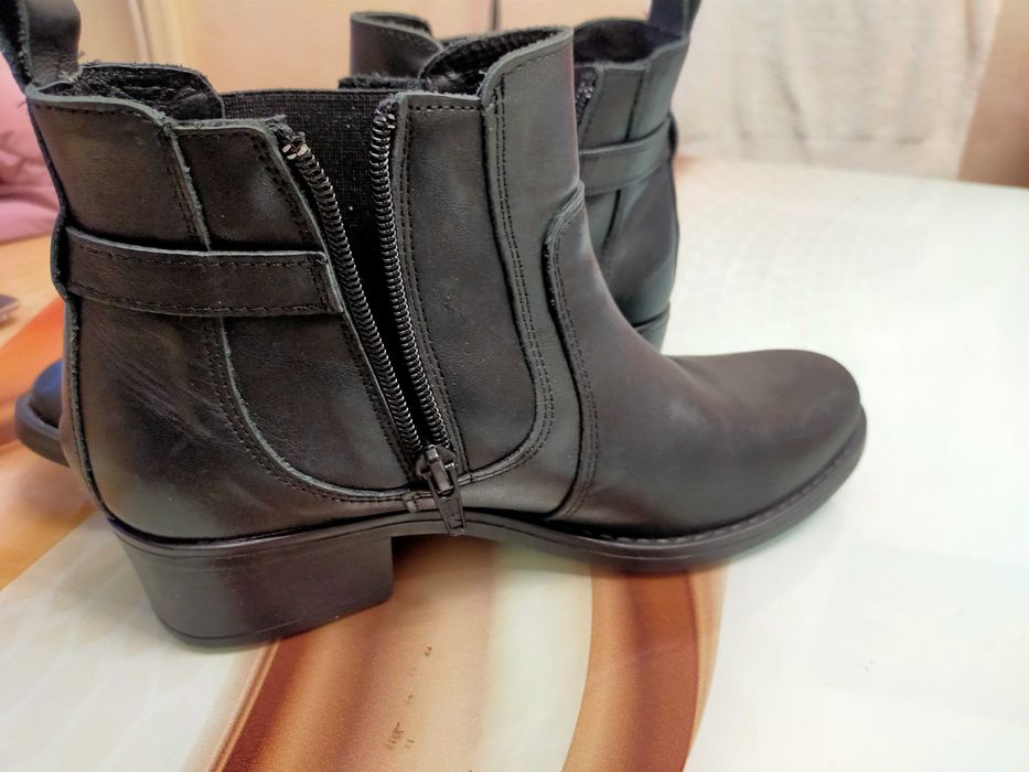 Дамски боти естествена кожа 36 номер