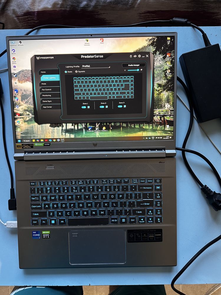 Acer Predator Triton 300/2K/rtx 3070 ti/i7-12700h, 16”
