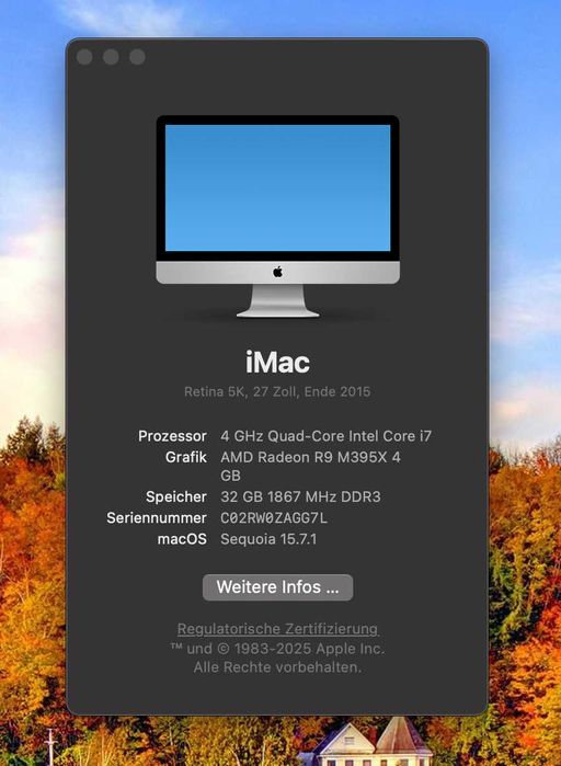 iMac 27 5k /32gb/3,12Tb, AMD 4Gb