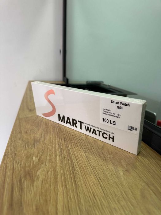 ZAP AMANET MARGEANULUI - Ceas smartwatch G53 - Black - Sigilat #3860