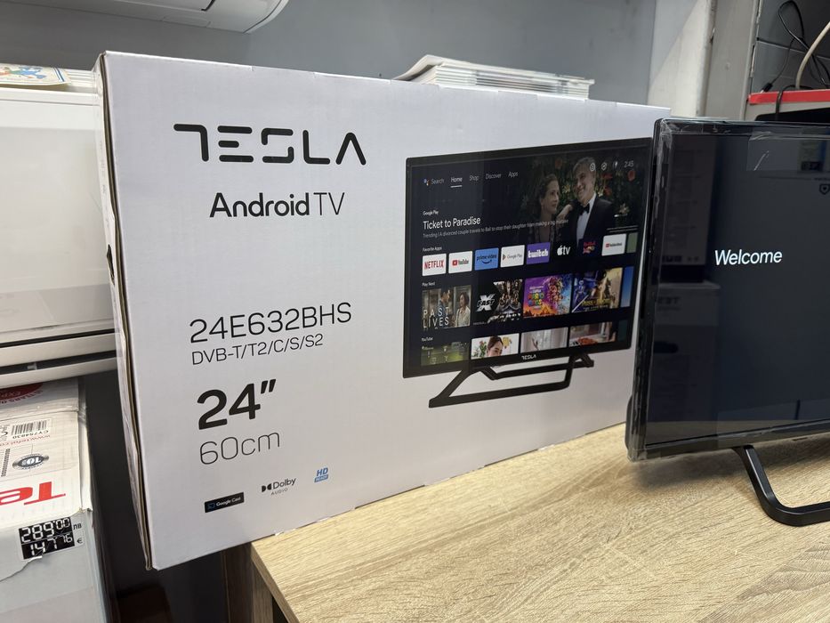Телевизор с Wifi TESLA 24” ! НОВ в кашон+ 3години гаранция !