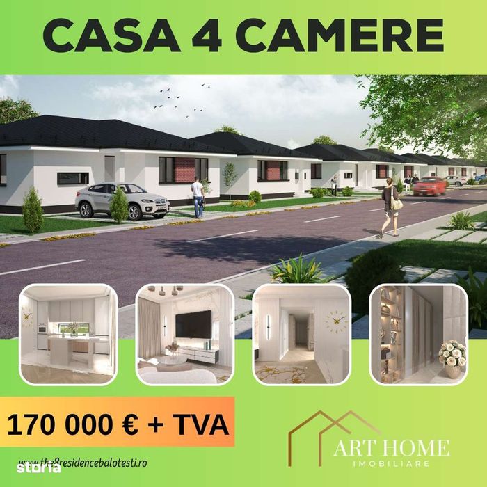 Ultimele 6 case disponibile în Ansamblul 8 Residence Balotești!