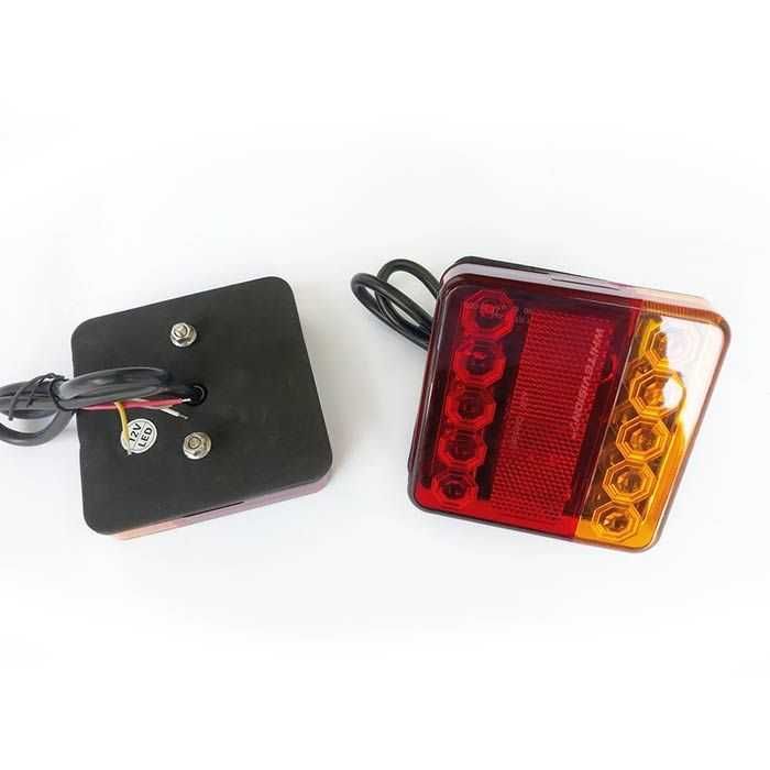 К-т 2бр. LED Стопове за Ремарке Платформа Каравана Кемпер 100x100мм