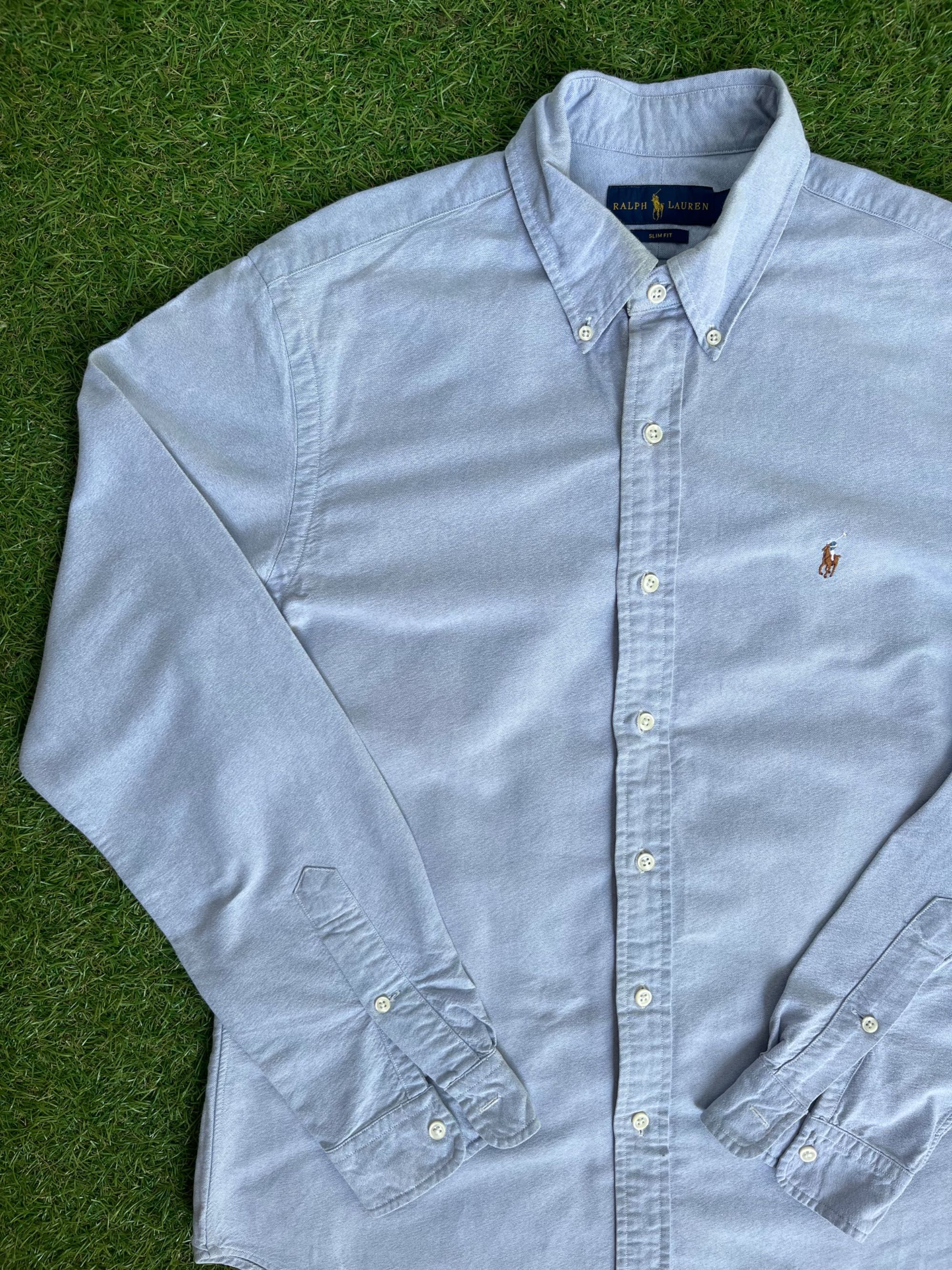 Мъжка риза с дълъг ръкав : RALPH LAUREN Slim Fit L