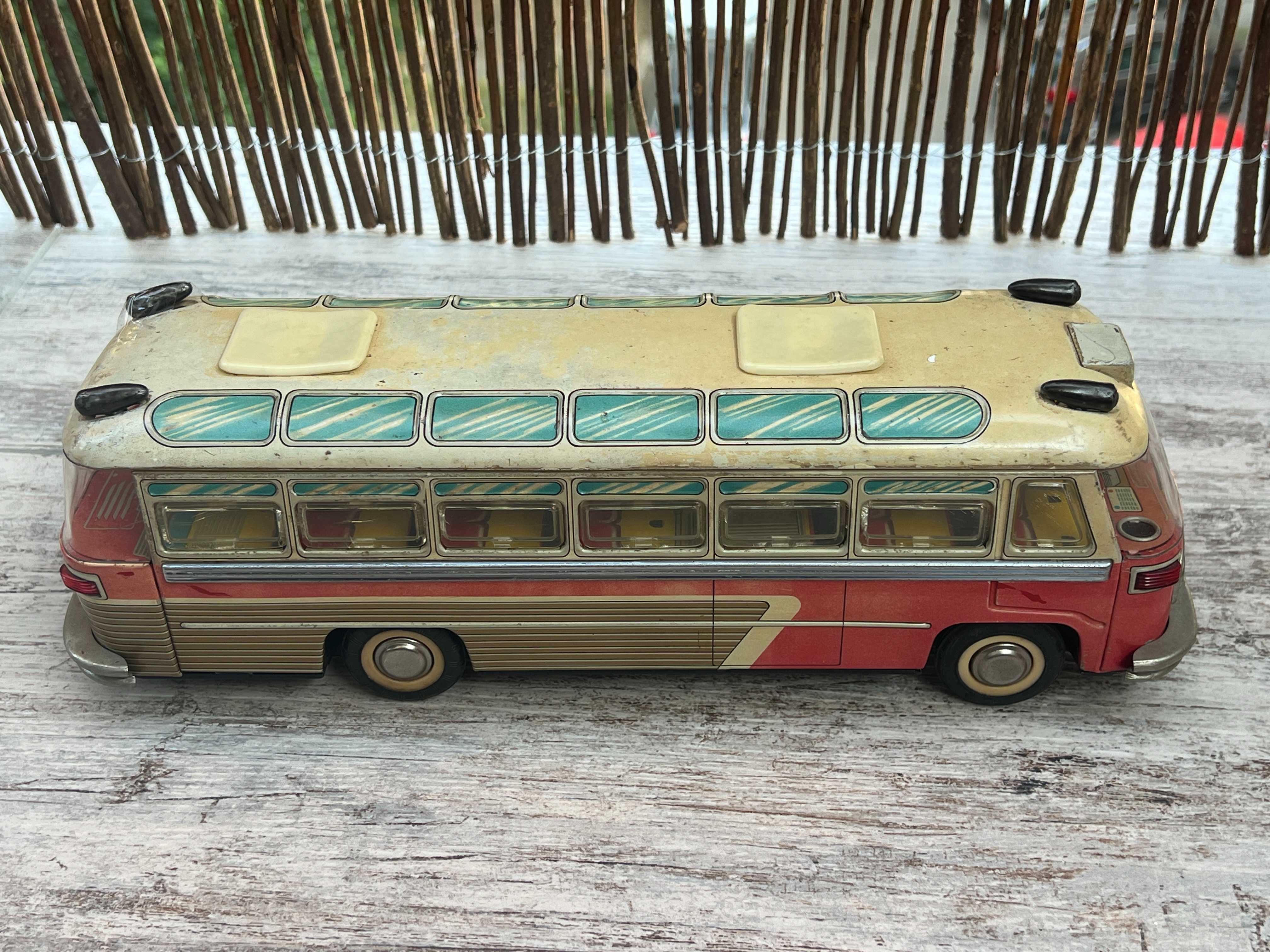 Jucarie Colectie Vintage 1960 Autobus Shanghai MF 812 China Frictiune