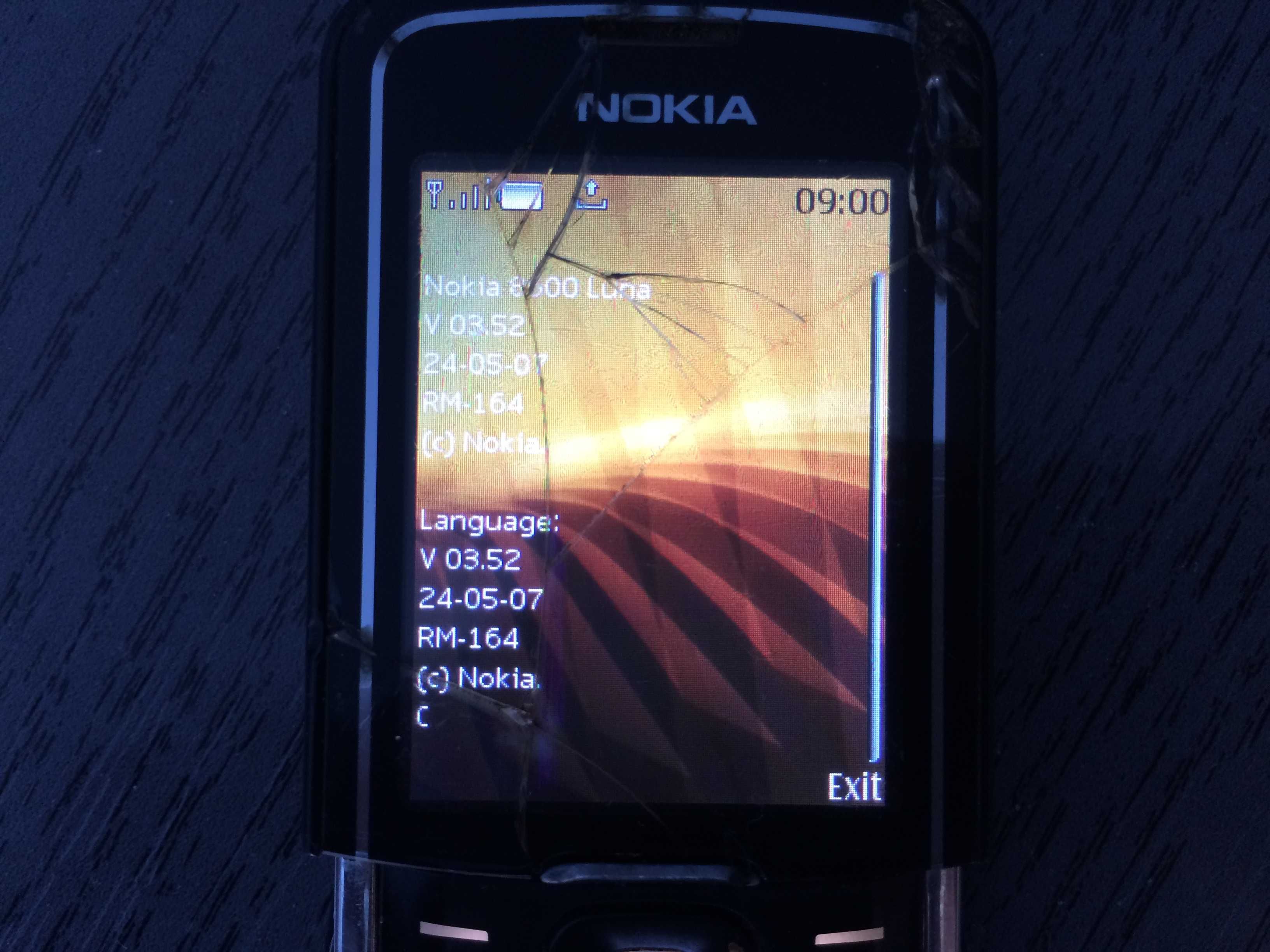 Telefon de colectie NOKIA LUNA 8600 defect.Cititi tot anuntul!