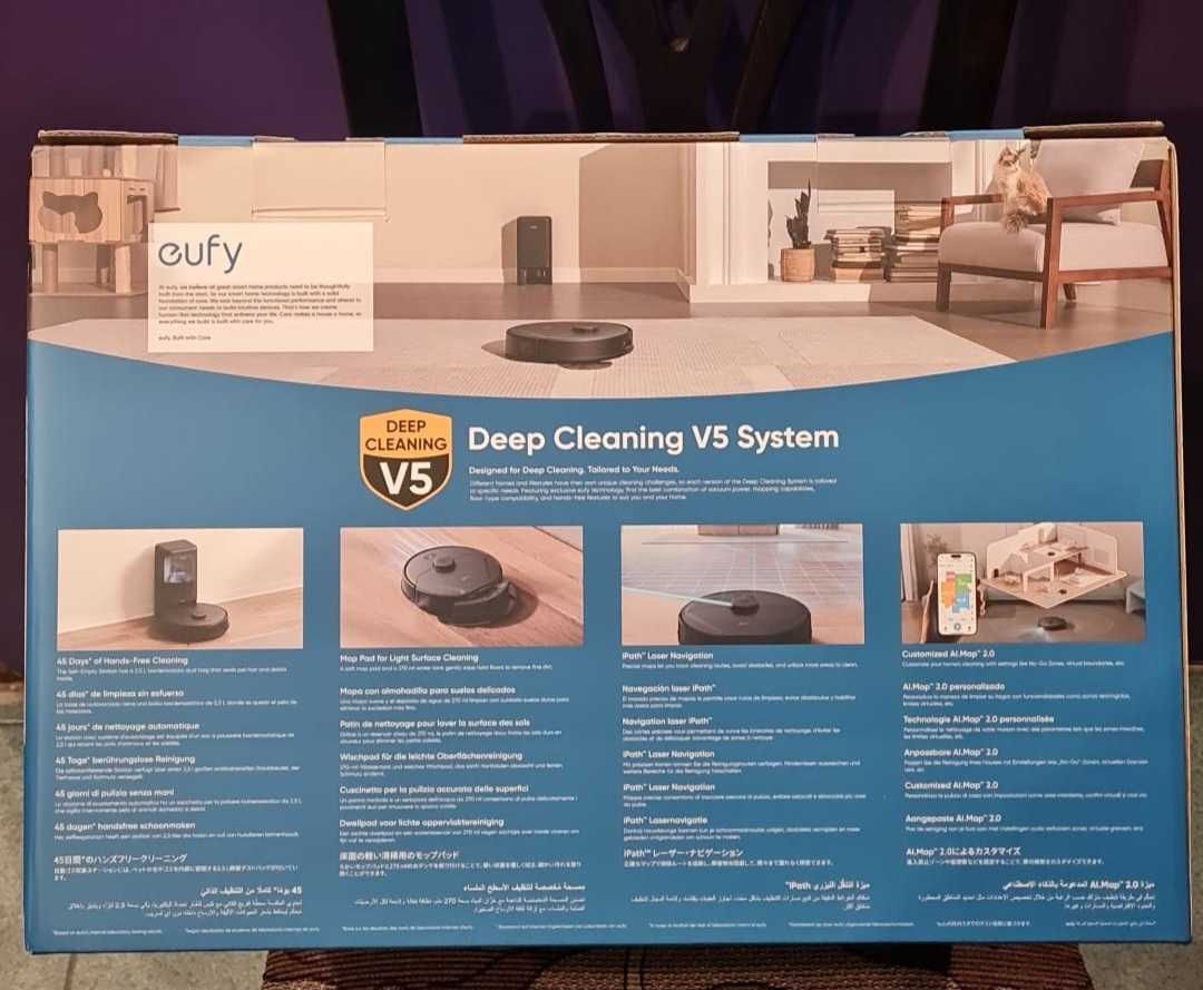 Прахосмукачка Робот Anker Eufy Х8 Pro със Самоизпразваща се Станция
