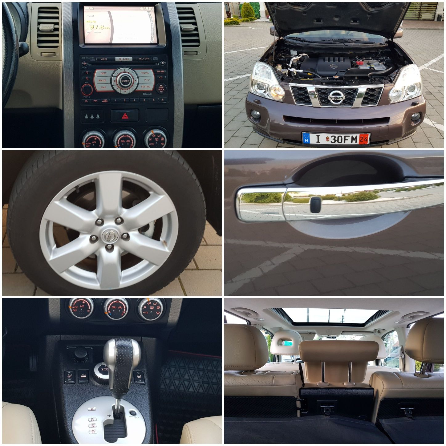 Nissan x trail 4x4 AUTOMAT 2008 2,0 diesel 150 cp panoramic