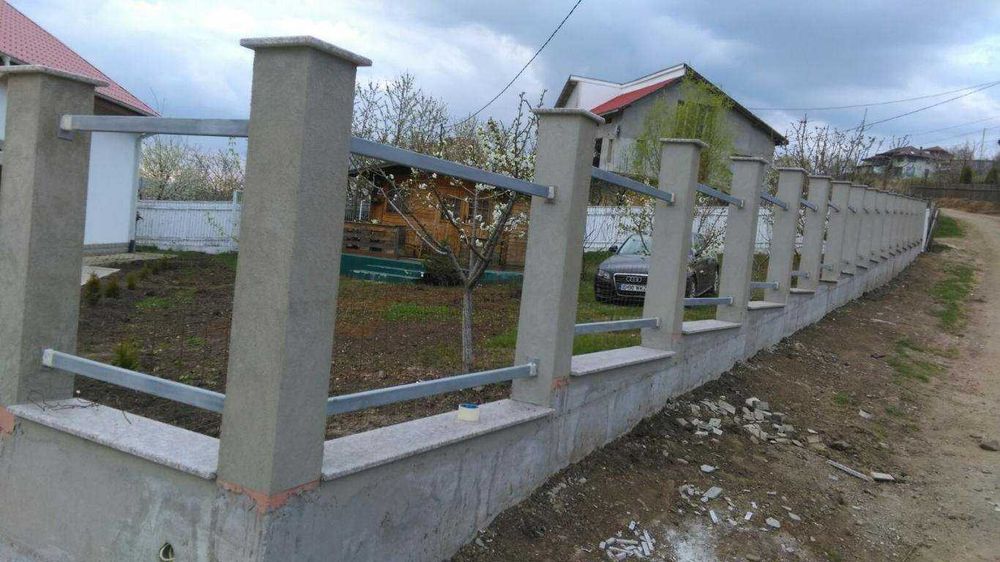 Garduri din panou stil jaluzele, sipca metalica, plasa si alte modele