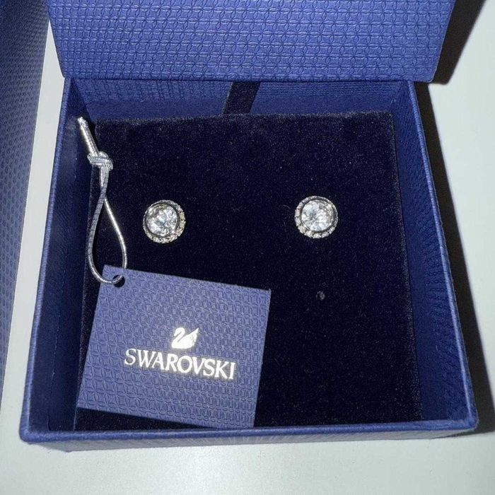 Cercei Swarovski Angelic Argintii - noi, în cutie