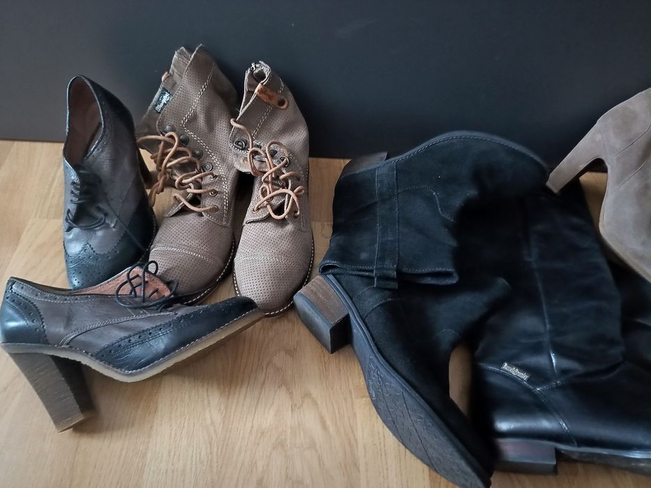 LOT Ghete/ botine dama mărimea 36 piele tot pentru 179 lei