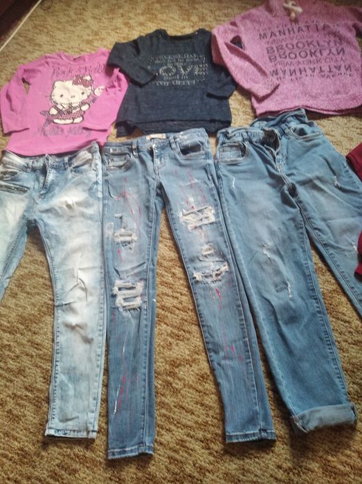 Голям лот дрехи 134-148 само за 10 лв.всичко