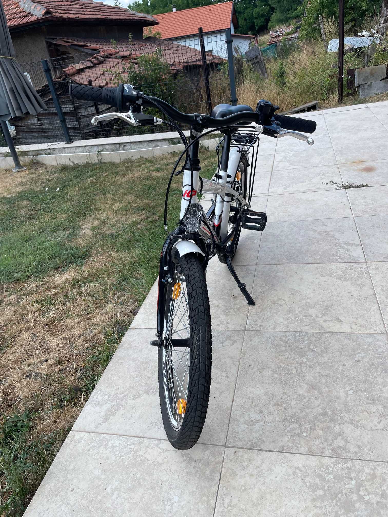 Детски шосеен велосипед KCP Wild Cat 20", бял, в гаранция