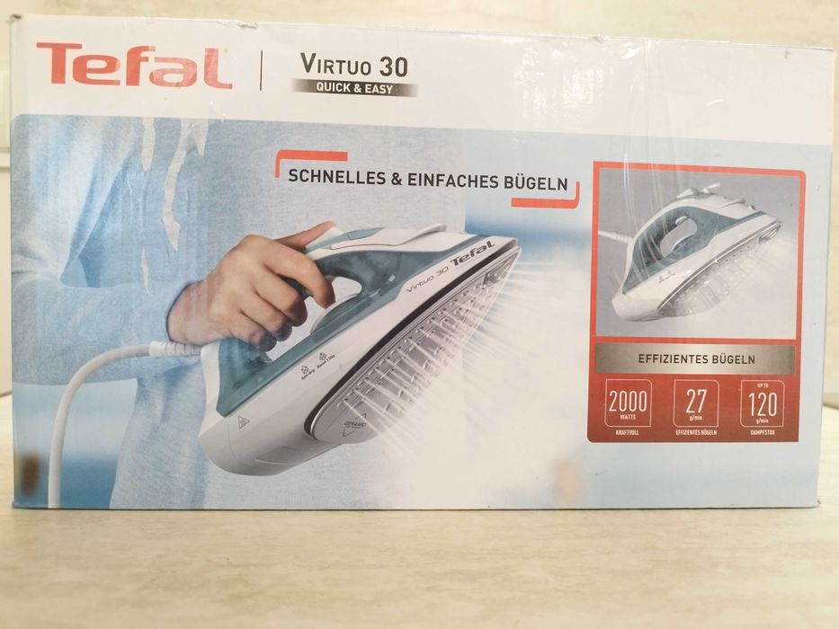 Ютия, Tefal FV2C40E0 Steam Iron Virtuo 30
